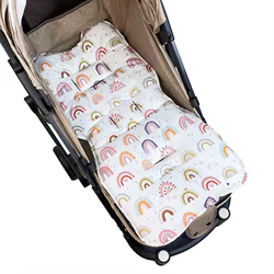 Cojín acolchado para cochecito de bebé, suave y cómodo