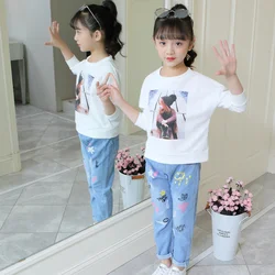 Pantalones vaqueros para niños – estampado de dibujos animados