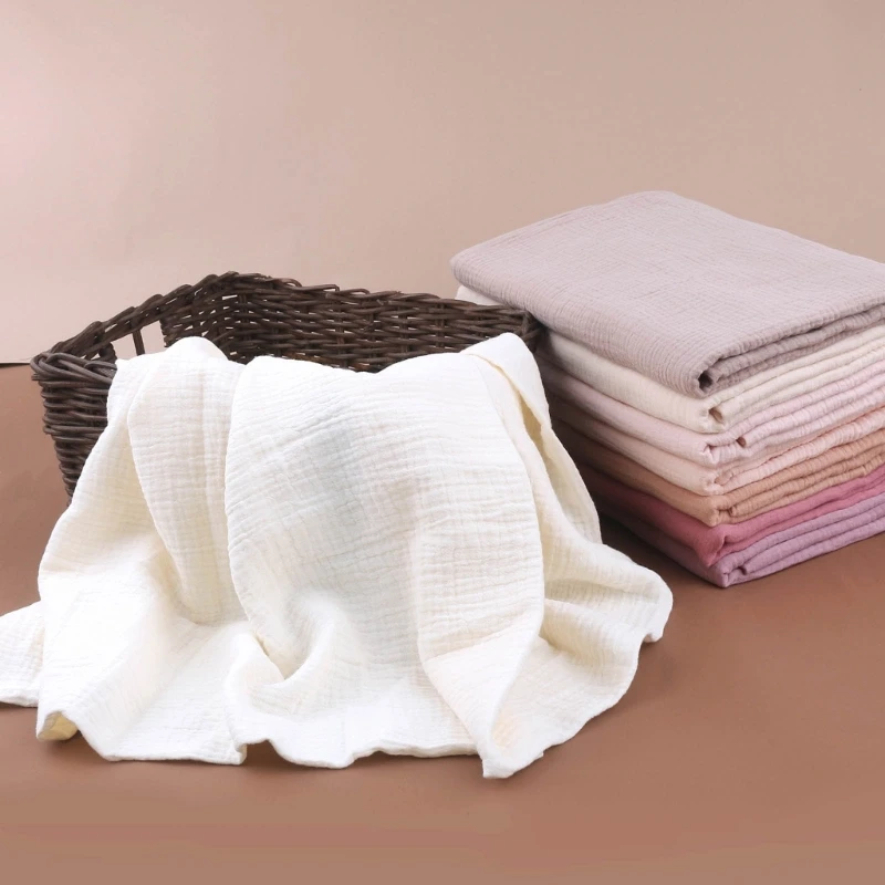 Manta muselina HOUSBAY – Algodón suave para baño y verano - imagen 4