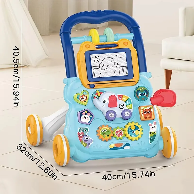 PANGDUBE Andador bebé con tablero arte para aprender a caminar - imagen 5