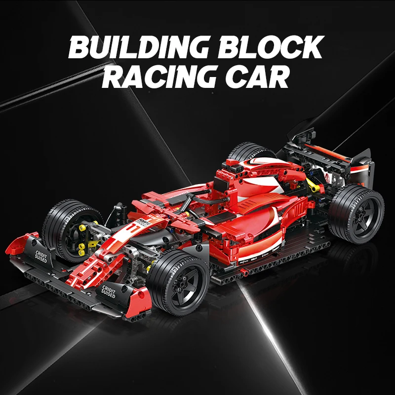 Bloques de construcción coche carreras RC DIY para niños - imagen 5