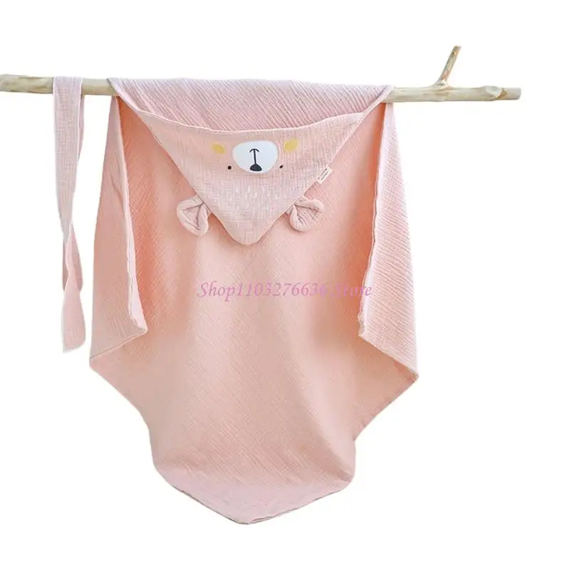 Manta envolvente bebé algodón – Toalla y envoltura nacimiento multiusos - imagen 5