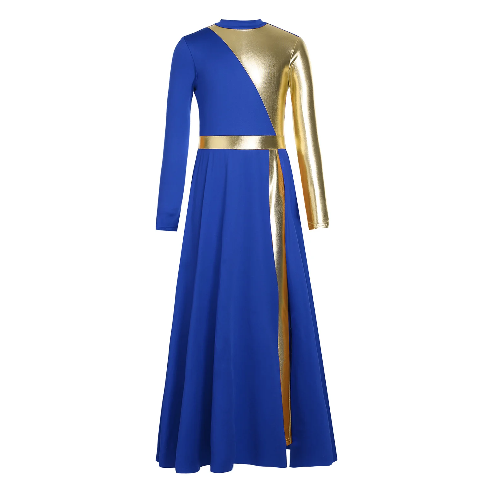 Vestido litúrgico de danza para niñas – túnica manga larga