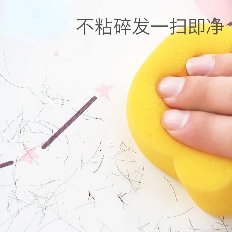 Capa para cortar el pelo impermeable con estampado floral infantil - imagen 3