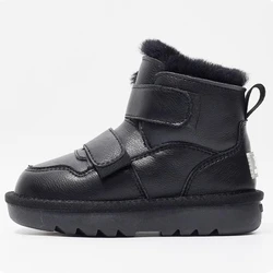 Botas de nieve para niños con suela antideslizante y forro térmico