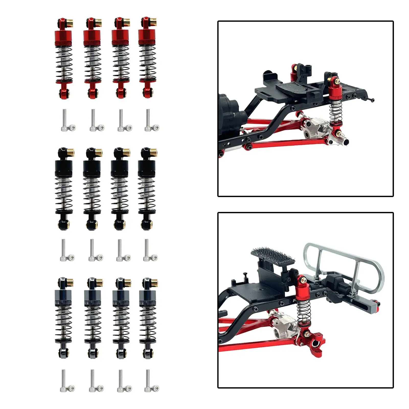 Amortiguador RC de aluminio mejorado para vehículos radiocontrol - imagen 3