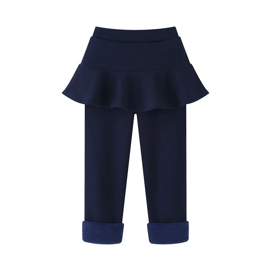 SheeCute Leggings de terciopelo con falda para niña - imagen 4