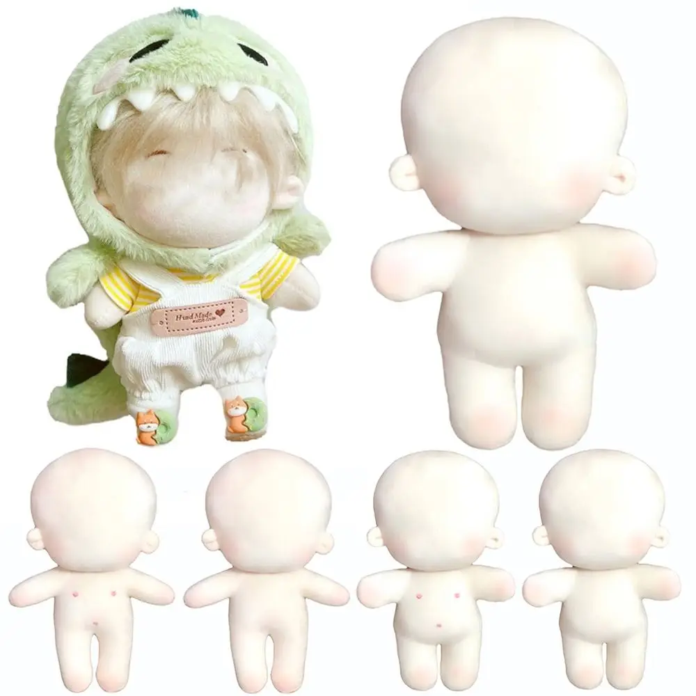 Muñeca peluche artesanal bordada en algodón para niña - imagen 5