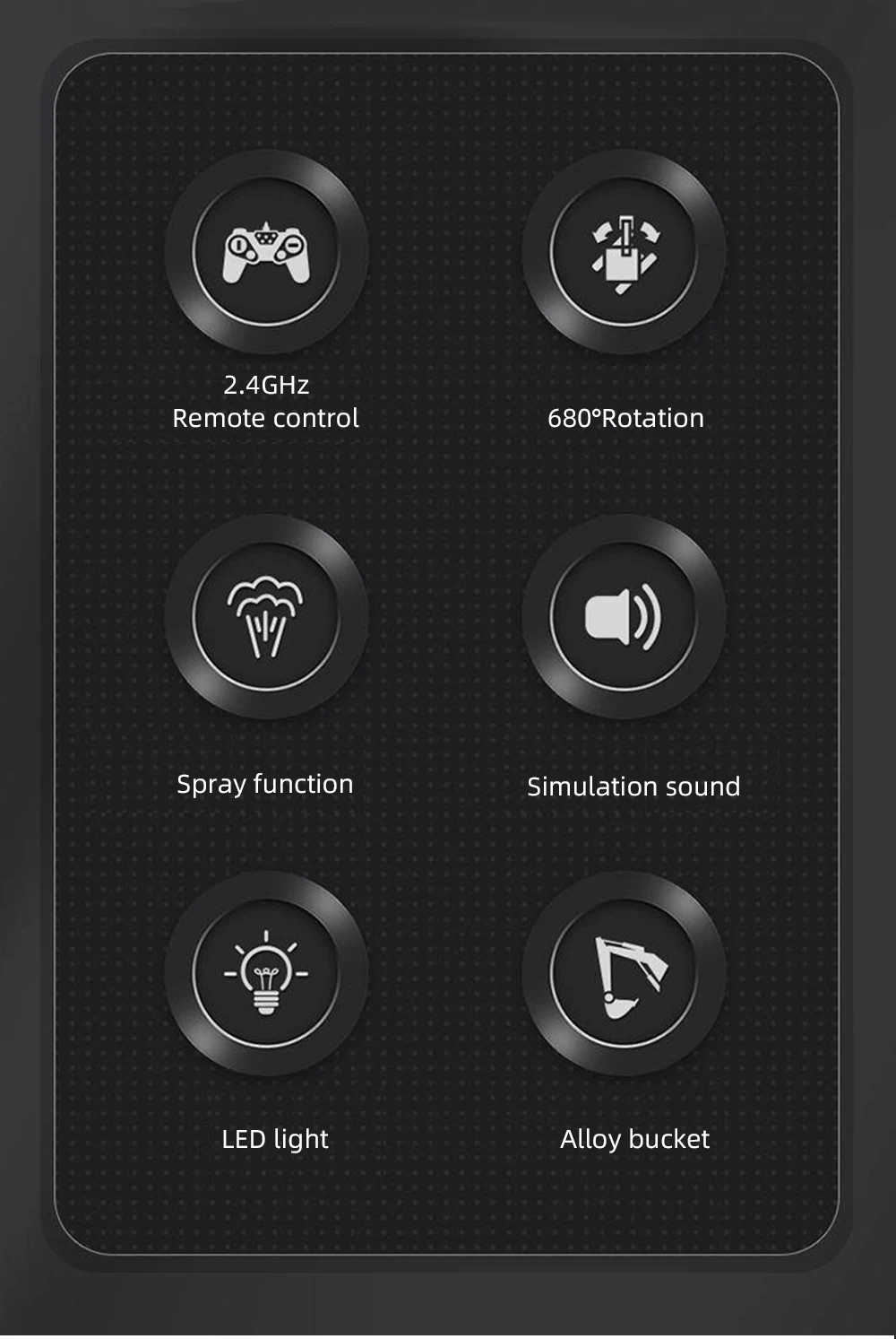 Accesorios incluidos y elementos del set