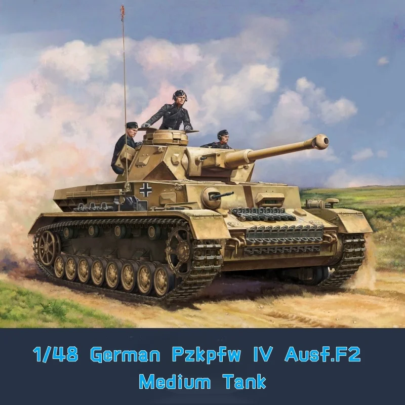 Vista general del modelo Trumpeter Pzkpfw IV Ausf.F2 escala 1/48