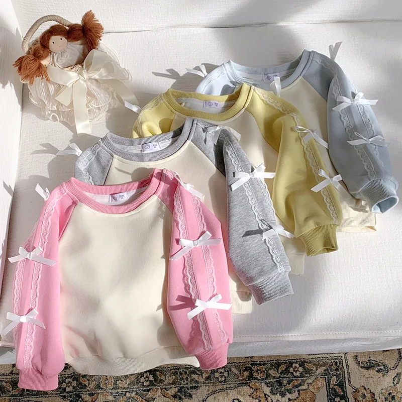 MILANCEL sudadera con capucha infantil de otoño rayas arco fino - imagen 2