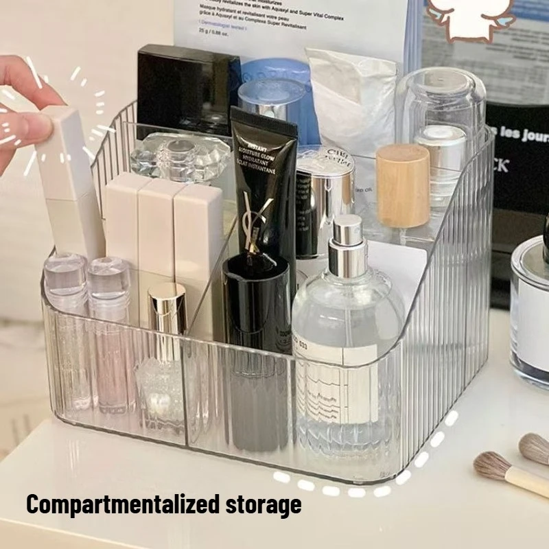 Organizador transparente PET para cosméticos, brochas y pintalabios - imagen 4