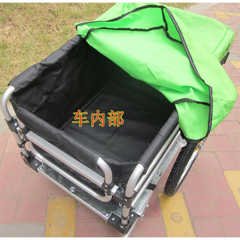Funda impermeable para remolque de bicicleta infantil - imagen 2