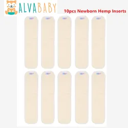 ALVABABY inserto de cáñamo para pañal reutilizable recién nacido