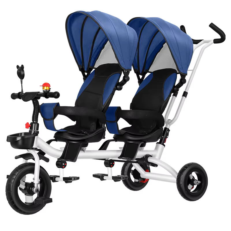 Triciclo gemelos resistente para niños de 1 a 5 años