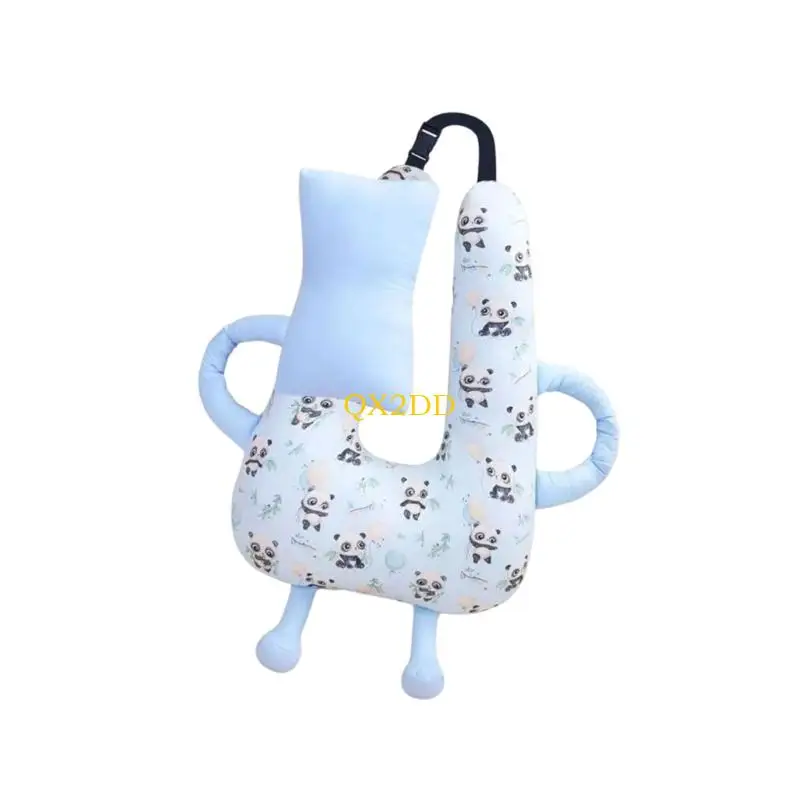 Almohada ergonómica QX2D para cochecitos y viajes, suave - imagen 3