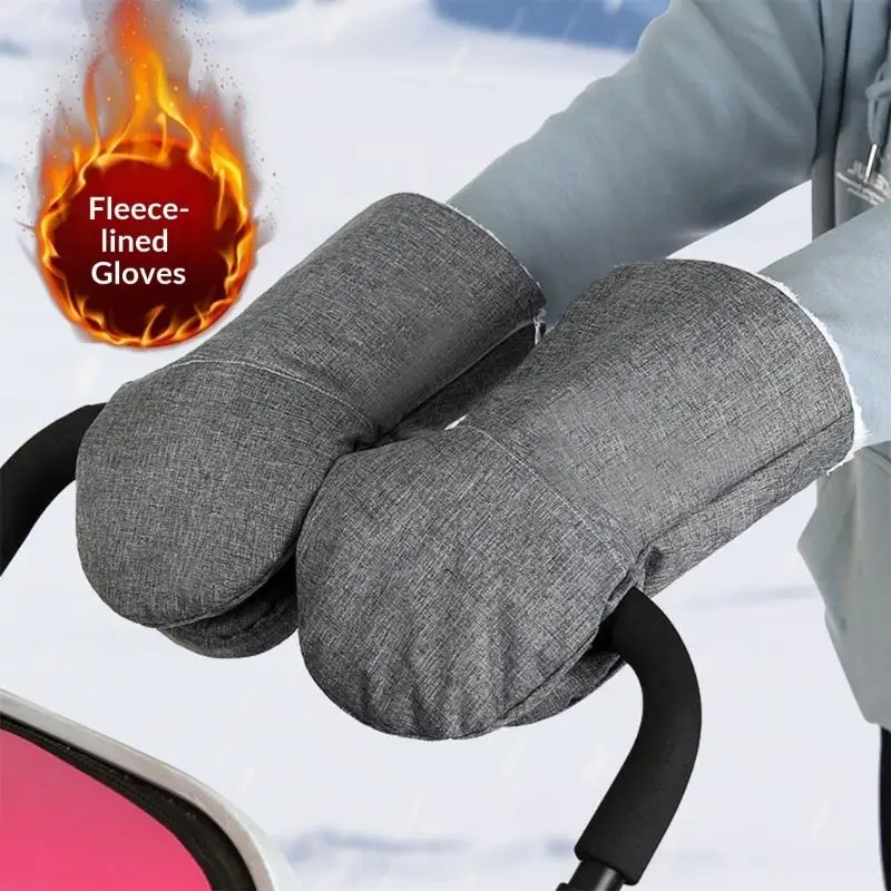 Manguito térmico para cochecito con forro polar antiviento