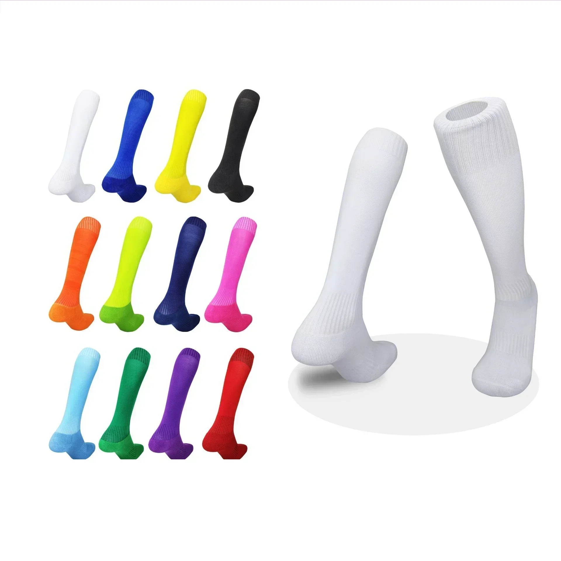 Calcetines hasta la rodilla de algodón peinado para niños y niñas - imagen 5