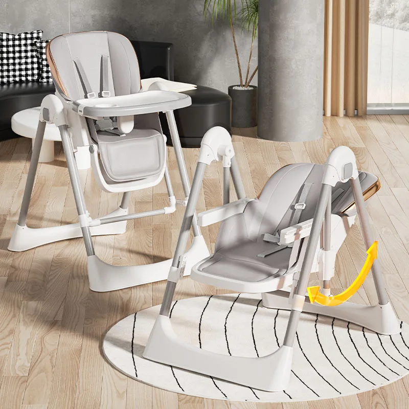 Trona evolutiva para bebé – Silla de comer ajustable y plegable - imagen 3