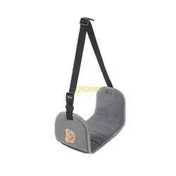 QX2D Reposapiés de coche para niños, seguridad y pedal