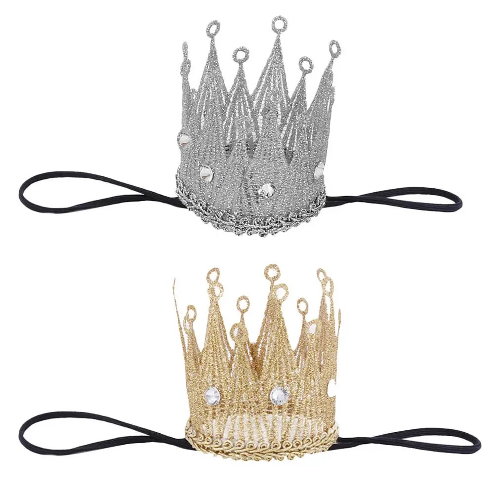 Diademas con corona para bebé recién nacido – Suaves para fotos - imagen 4