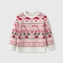 Jersey navideño niño punto suave algodón dibujos manga larga invierno