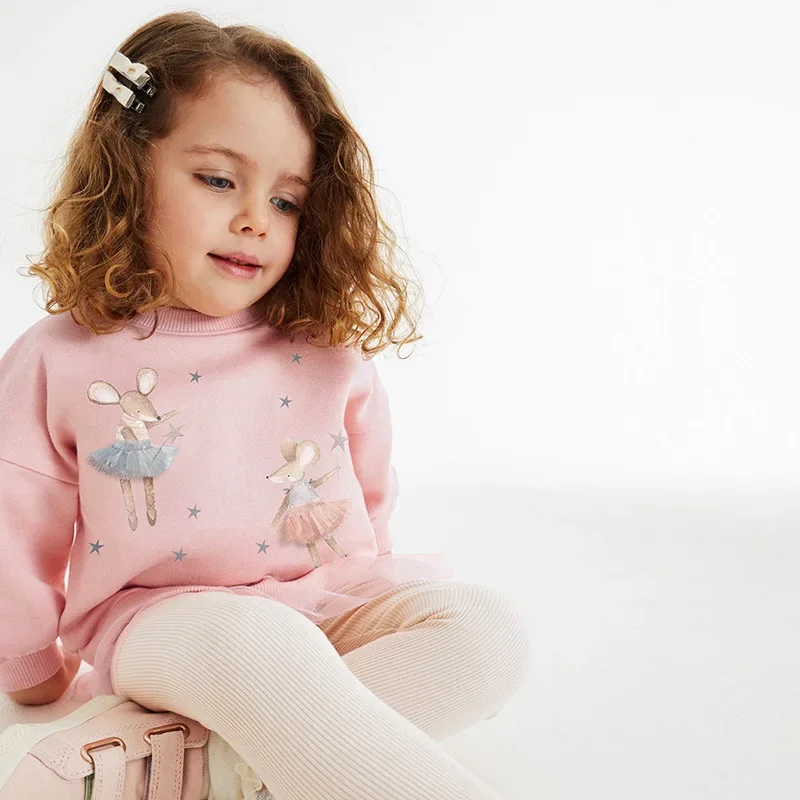 Sudadera con capucha de malla dibujos animados para niñas - imagen 3