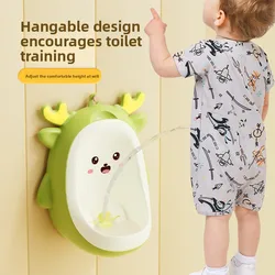 Orinal infantil montado en la pared, a prueba de fugas y limpiable