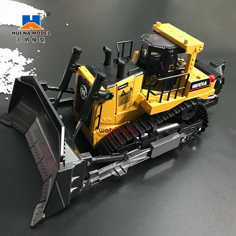 HUINA bulldozer teledirigido de metal para niños