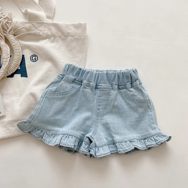 MILANCEL Pantalones cortos de algodón para niña – Cómodos y frescos