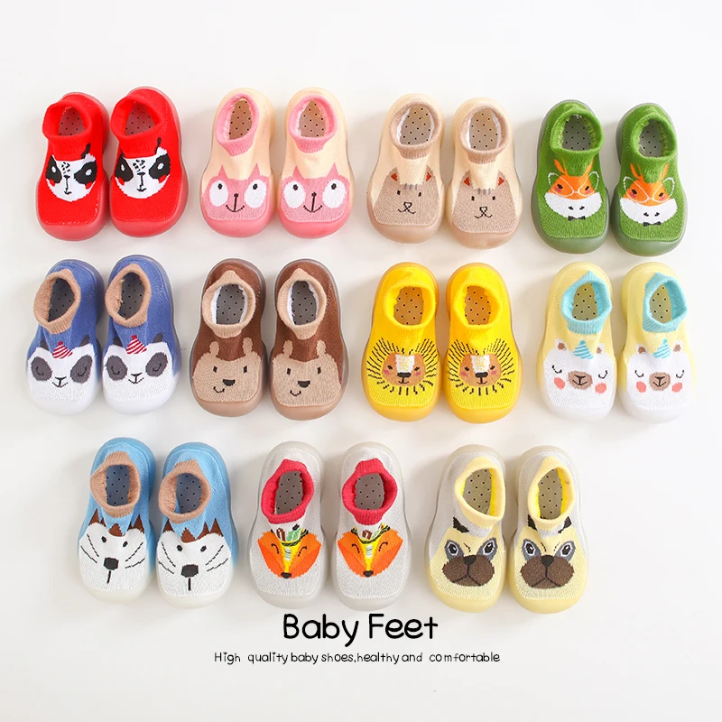 Zapatos antideslizantes Animal bebé – Goma suave, primer andador otoño - imagen 5