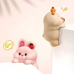 Protectores de esquina de silicona anticolisión para bebés, animales