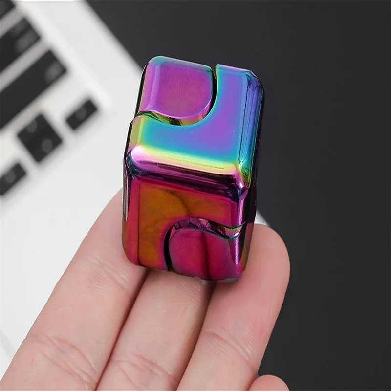 Spinner de metal antiansiedad para dedos - Juguete de descompresión - imagen 2