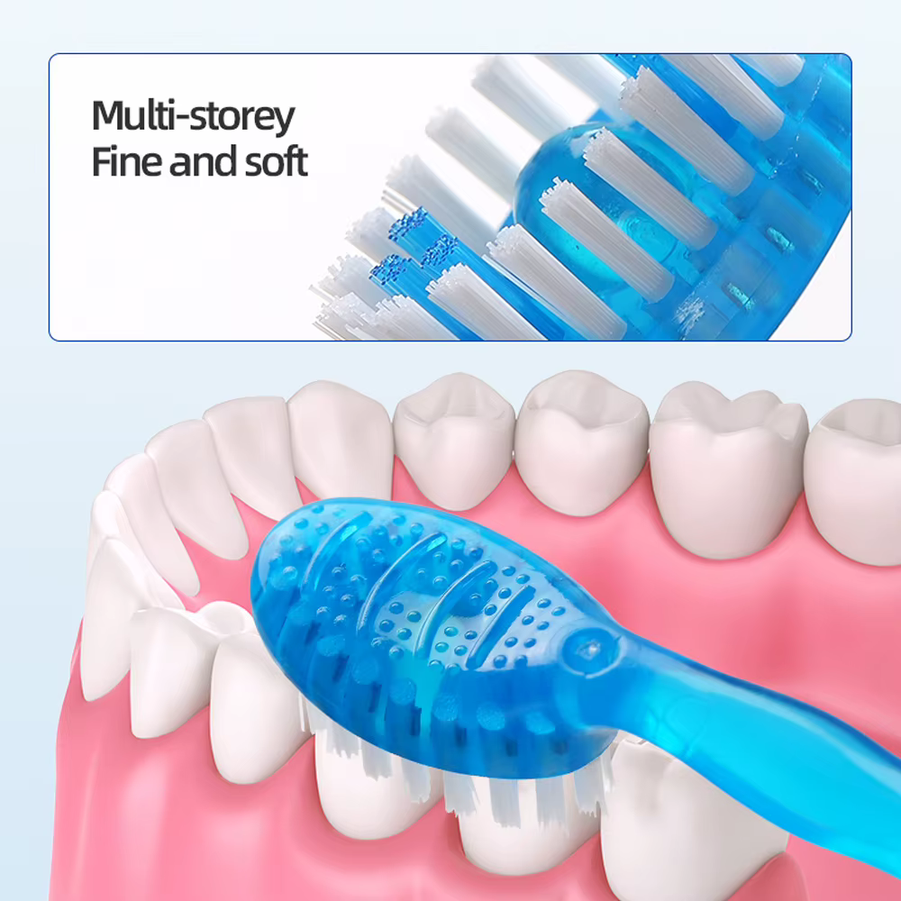 Cepillo dental desechable infantil con frescor para niños - imagen 3