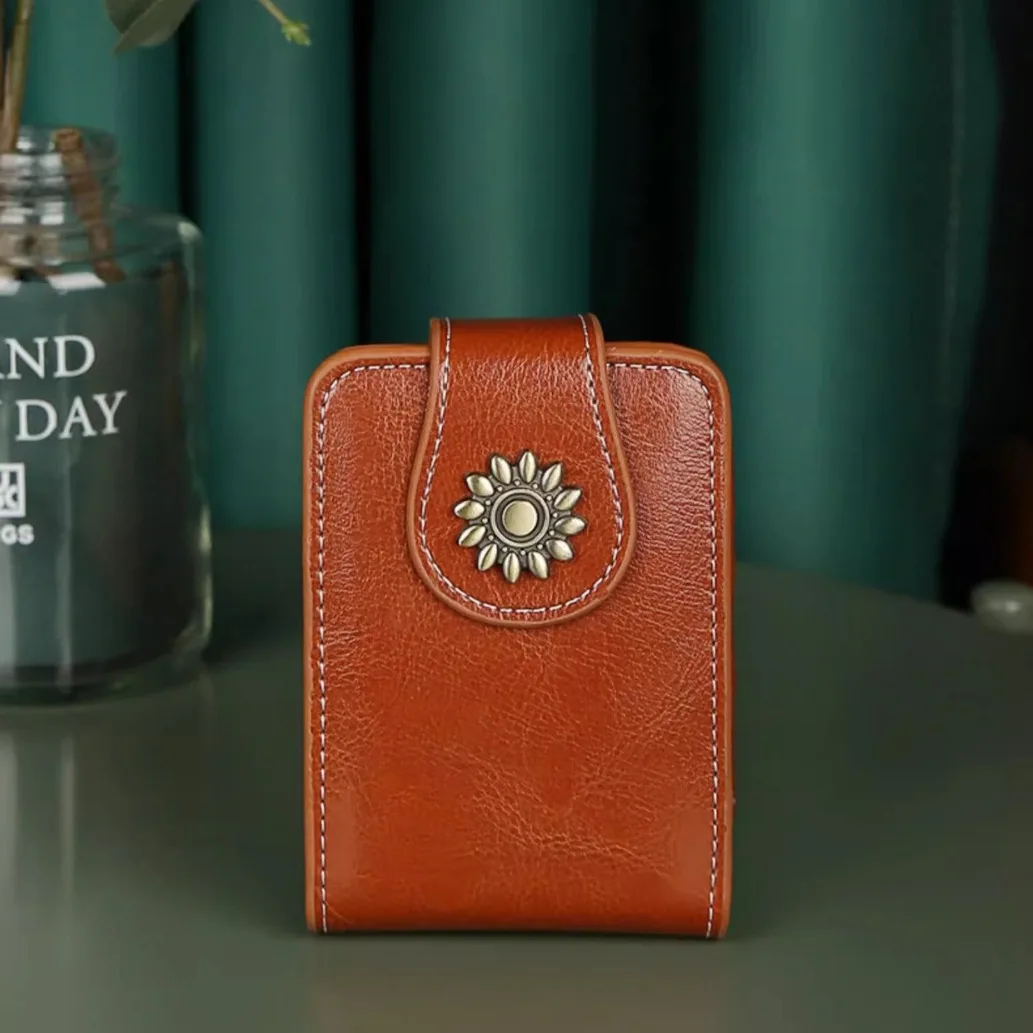 Bolsa de cosméticos compacta con espejo, estuche mini para labios - imagen 5