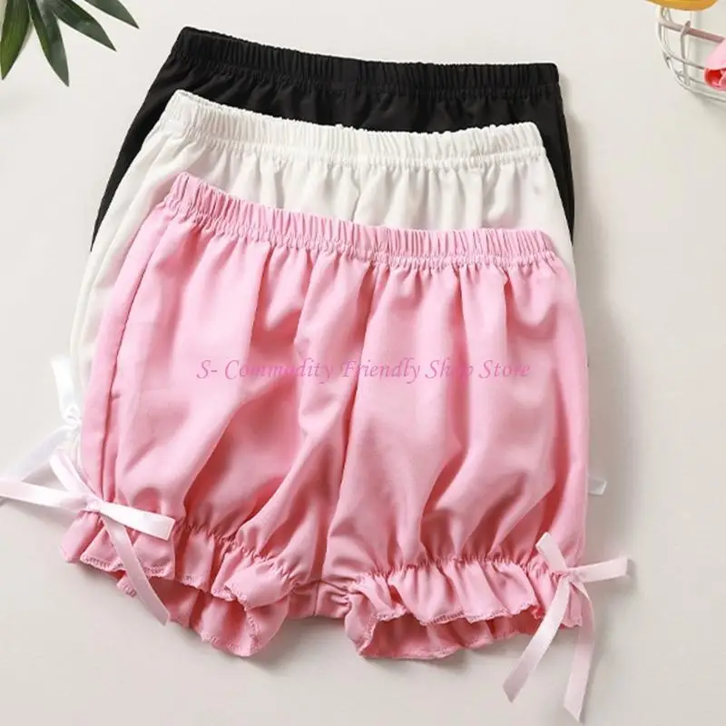 Pantalones cortos de seguridad para niña con volantes estilo pololo - imagen 5