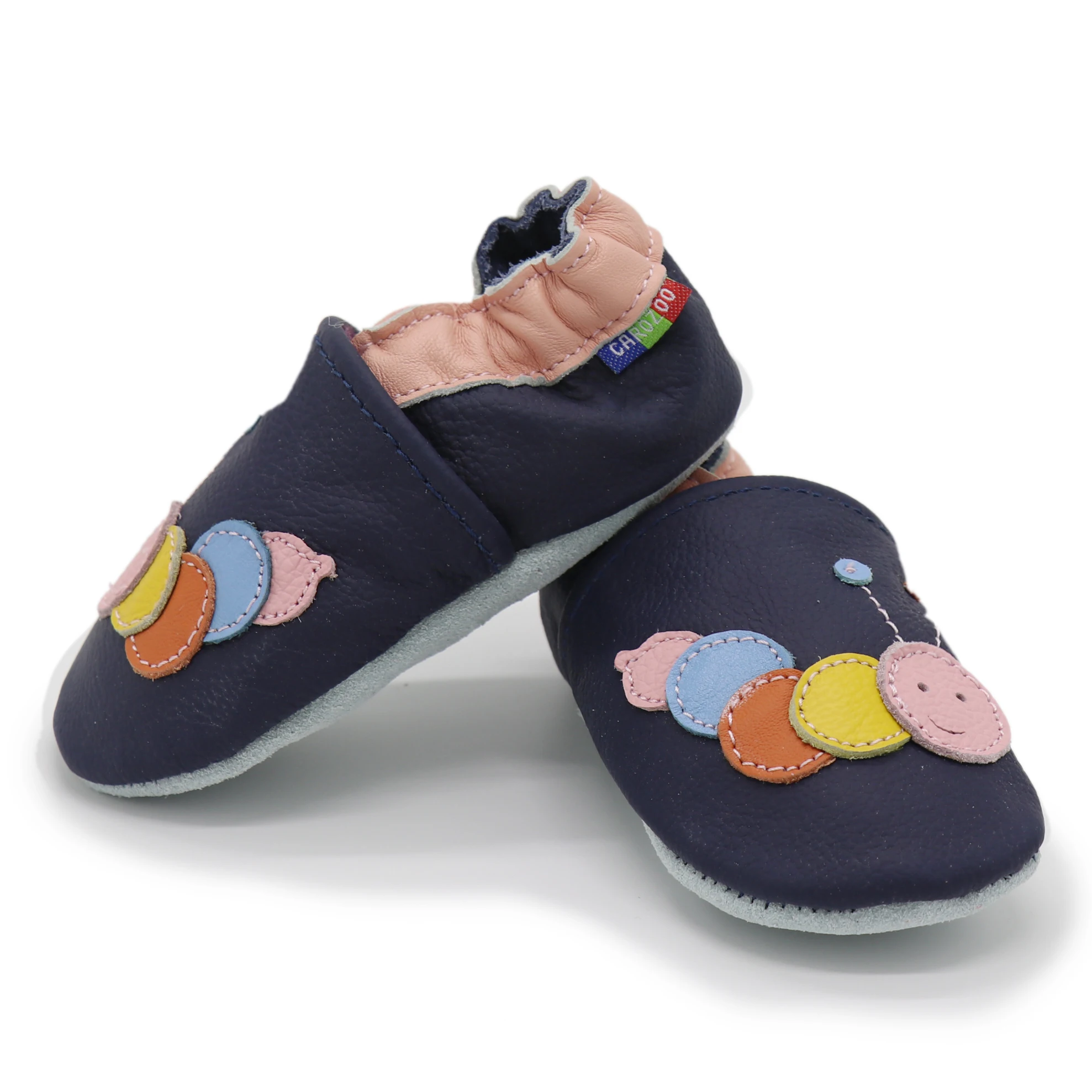 Carozoo Zapatillas prewalker de cuero para primeros pasos de bebé - imagen 5