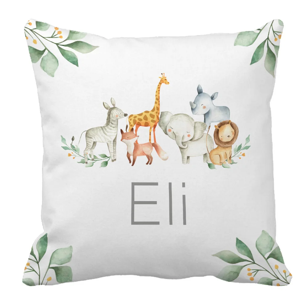 LVYZIHO juego ropa de cama para cuna con animales selva - imagen 4