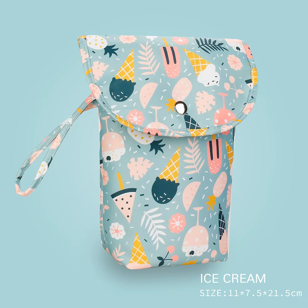 Bolsa de pañales impermeable para cochecito, limpieza fácil - imagen 5