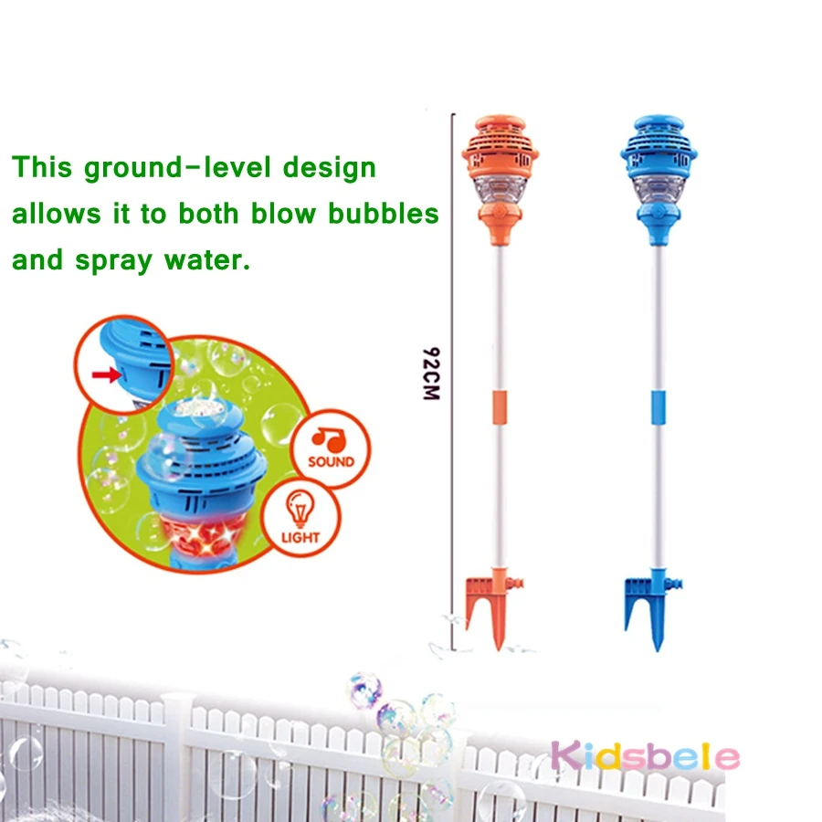 Máquina de burbujas automática con luces LED para niños - imagen 2