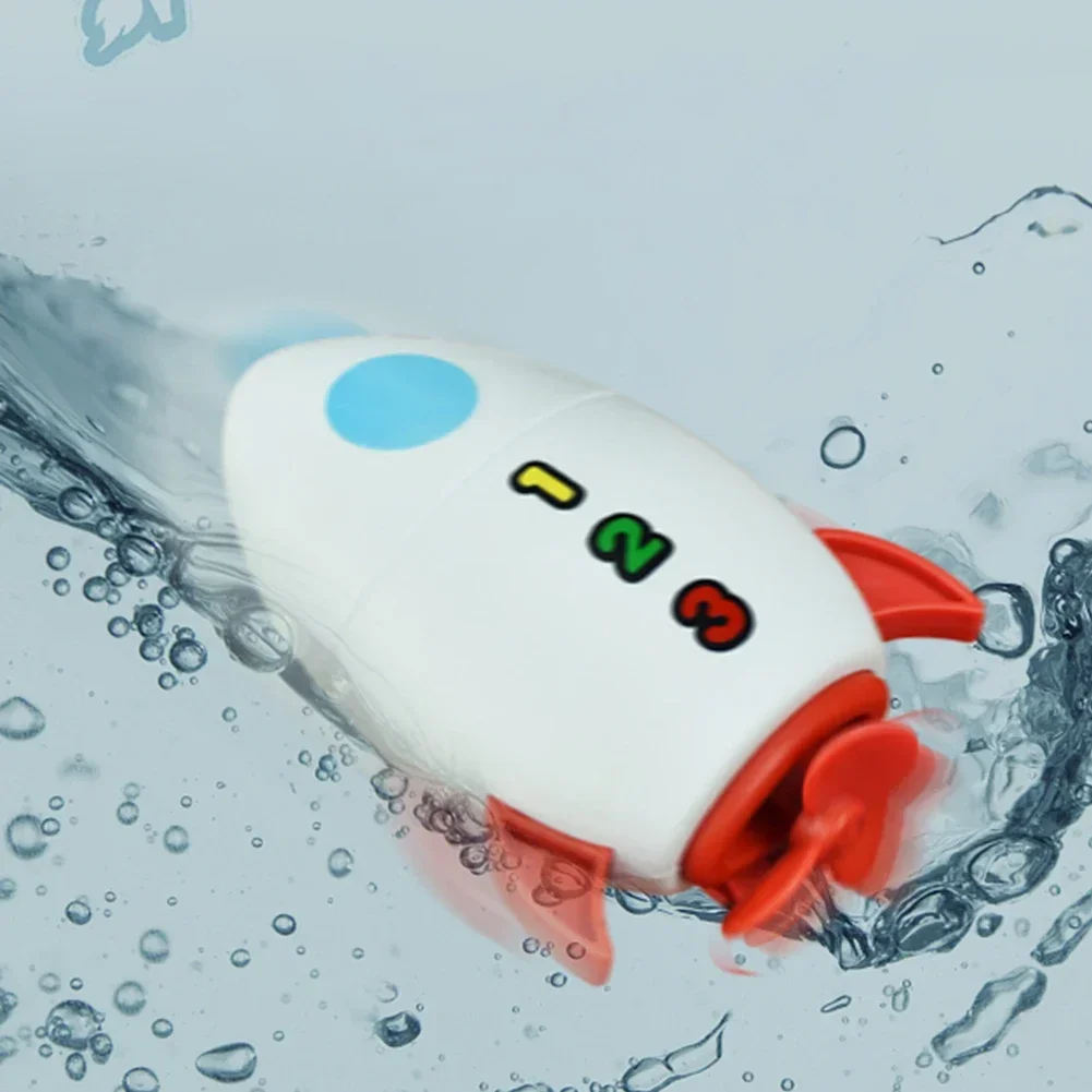 Juguete de baño cohete acuático con relojería para niños en piscina - imagen 2