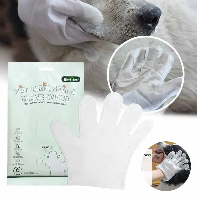 Guantes desechables para perros y gatos con toallitas sin enjuague - imagen 2
