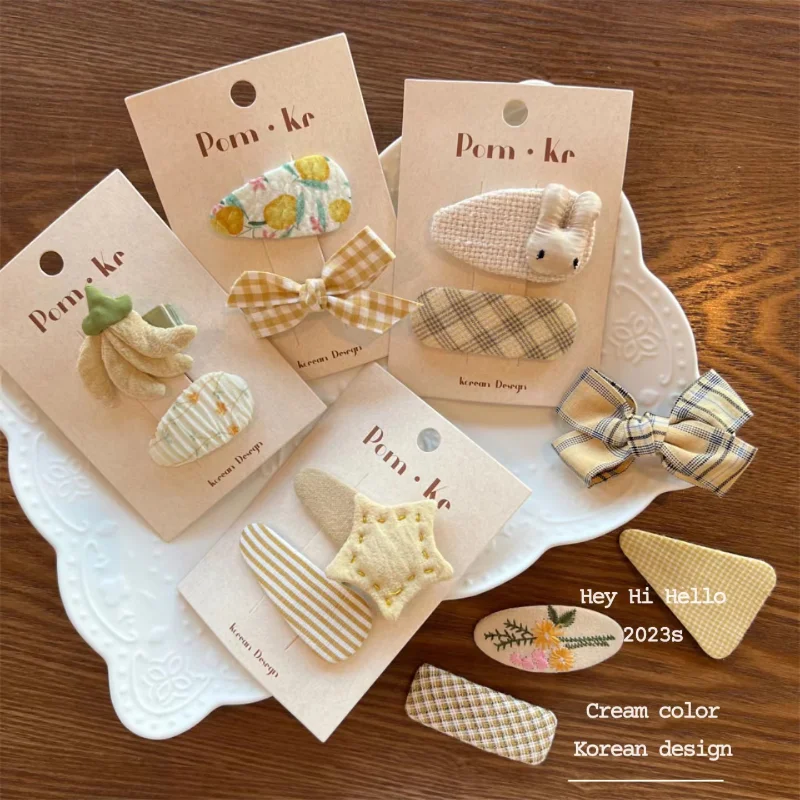 Pinza floral para cabello de bebé – Estilo coreano sencillo