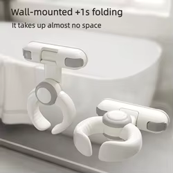 Soporte ergonómico para bañera bebé con ventosas y asas suaves