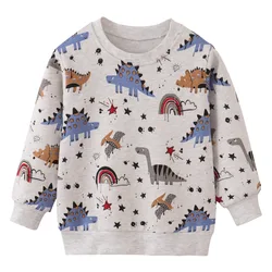 Sudadera de otoño para niños – Cuello redondo con dibujos animados