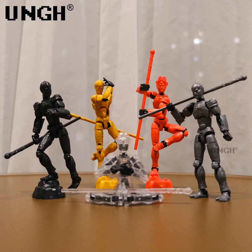 Figura infantil Wukong Myth Black Sun móvil 3D impresa UNGH - imagen 5