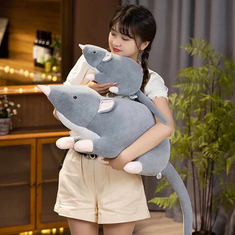Peluche ratón suave para jugar y abrazar, estilo tierno - imagen 4