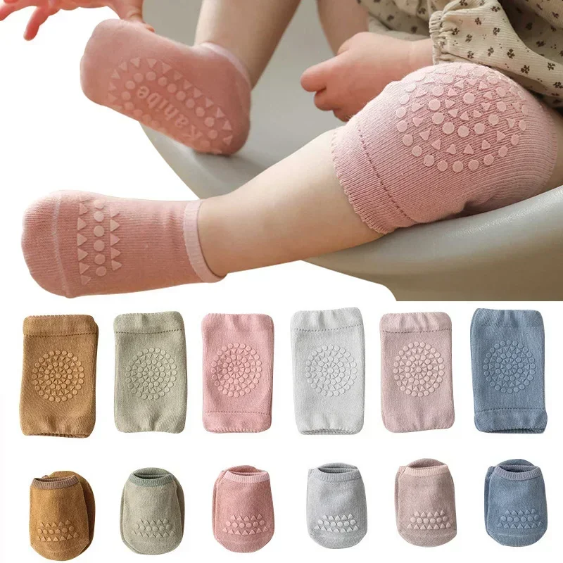 Calcetines antideslizantes – bebés y rodilleras para gatear seguras - imagen 4