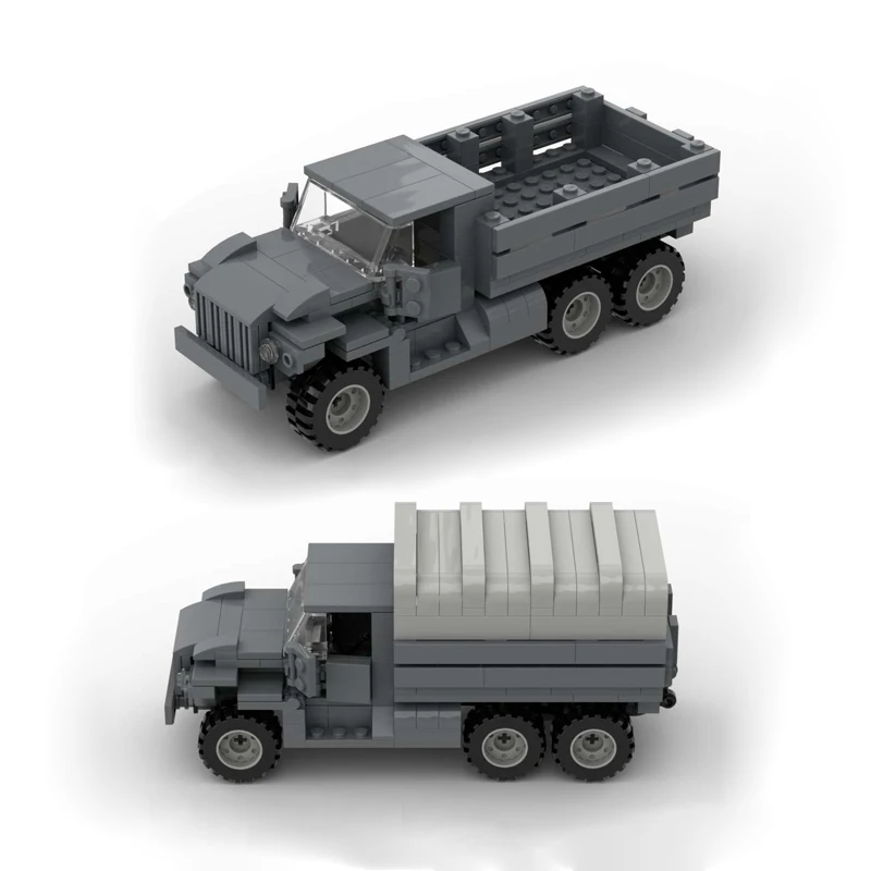 Bloques de construcción MOC Camión Militar URAL-375 para niños - imagen 3