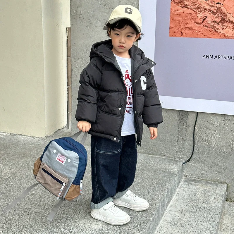 Parka acolchada con capucha para niños – Abrigo de invierno - imagen 3